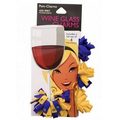Pom-charms  Wine Glass Charms - Purple/Yellow Gold
